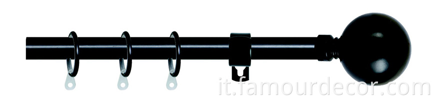60 Mm Metal Ball Curtain Rod